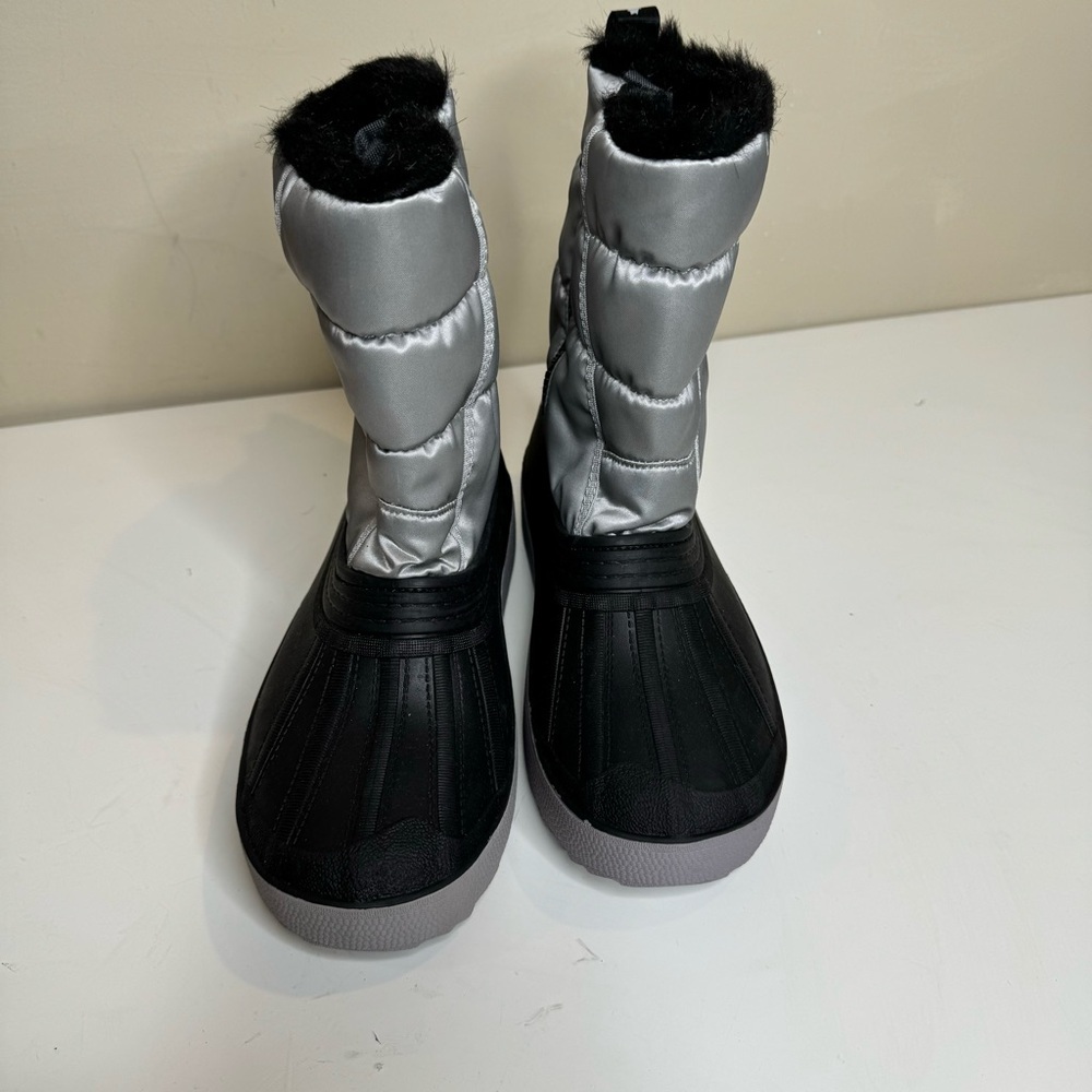PAJAR Spacey Faux Fur Trim Waterproof Ankle Boots size 10